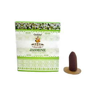 Incenso Goloka Cascata Cone - Jasmine