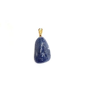 pingente gota pedra natural azul cobalto - Metal Elo - Atacado de Semijoias  para Revenda