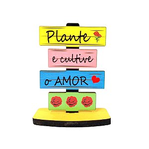 Plaquinha MDF (Plante e Cultive) - E