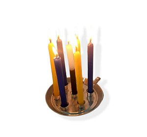 Castiçal para 7 velas em Metal