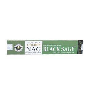 Incenso de Massala Golden Nag Black Sage
