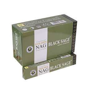 Incenso Nag Golden Vareta - Black Sage