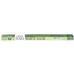 Incenso Nag Golden Jardim Vareta - White Sage