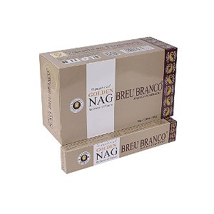 Incenso Golden Nag Breu Branco - Box com 12 und.