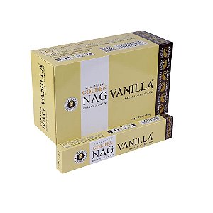 Incenso Golden Nag Vanilla - Box com 12 und.