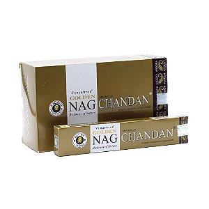 Incenso Golden Nag Chandan -  Box com 12 und.