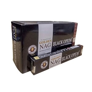 Incenso Golden Nag  Black Opium - Box com 12 und.