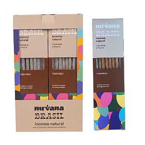 Box Incenso Nirvana Brasil Vareta - Cupuaçu