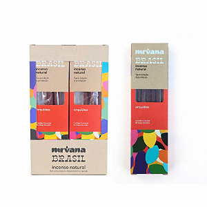 Box Incenso Nirvana Brasil Vareta - Orquídea