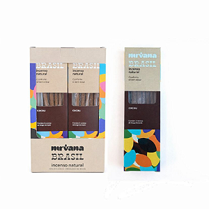 Box Incenso Nirvana Brasil Vareta - Cacau