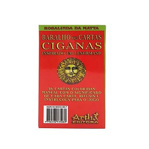 Mini Baralho de Cartas Ciganas Lenormand - 36 cartas