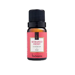 Essência Via Aroma Morango Sweet - 10 ml