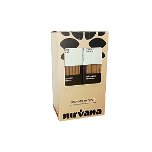 Box Incenso Nirvana Natural Vareta - Defumador Xamânico