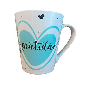 Caneca de Porcelana 300ml - Gratidão