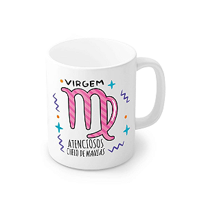 Caneca Porcelana Virgem 320 ml - Atenciosos