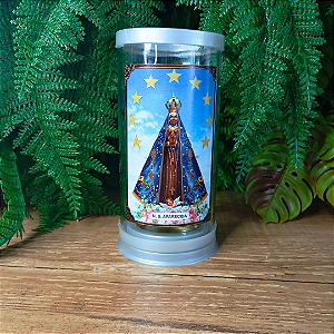 Porta Vela Sete Dias Alumínio e Vidro - Nossa Senhora Aparecida