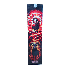 Incensário de Vidro Signo Áries - 25x6cm