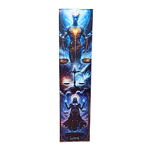 Incensário de Vidro Signo Libra - 25x6cm