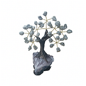 Árvore Pedra Pirita 7 Galhos - 15cm