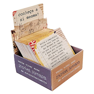 Oráculo de Mensagens Inspiradoras - Conheça A Si Mesma! - 100 cartões