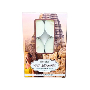 Vela Goloka Perfumada Rechaud - Yoga Relaxante