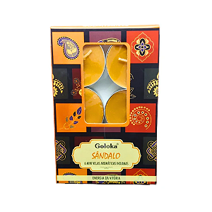Vela Goloka Perfumada Rechaud - Sândalo