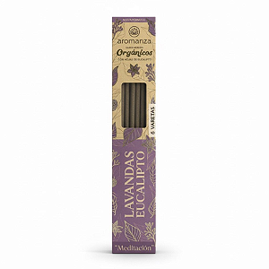 Incenso Aromanza Sahumerios Orgánicos - Lavandas Eucalipto