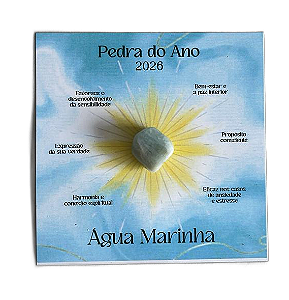 Pedra do Ano 2026 - Água Marinha