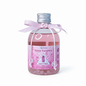 Difusor de Varetas Energético com Quartzo Rosa - 250ml