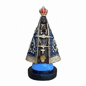 Estátua em Resina Nossa Senhora Aparecida 12cm