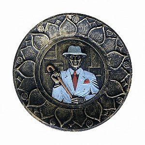 Incensário Orixá Resina Zé Pilintra com 11cm