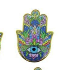 Enfeite de Parede Proteção Mão Hansá Porcelana Flores 04