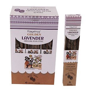 Box Incenso Vijayshree Golden Indiano Massala - Lavander