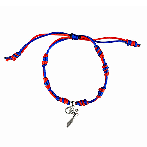 Pulseira 7 Nós Orixá - Ogum Com Pingente