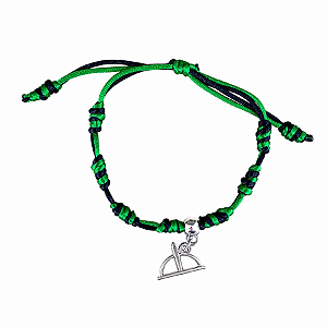 Pulseira 7 Nós Orixá - Oxóssi Com Pingente