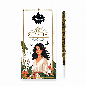 Incenso Sagrada Madre Oráculo da Bruxa Verde com 8 varetas