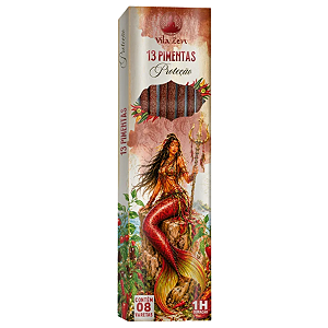 Incenso Natural Vila Zen - Encanto das Aguas - 13 Pimentas
