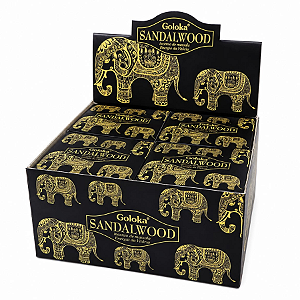 Box Incenso Cascata Goloka Caixa C/ 12 Unidades - Sandalwood