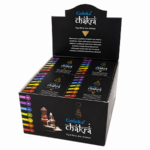 Box Incenso Cascata Goloka Caixa C/ 12 Unidades - Chakras