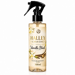 Aromatizador Spray Vanilla Black Halley Casa Chic 200ml
