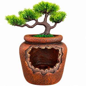 Fonte de Água em Resina Vaso Quebrado Cascata G - 36035