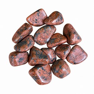 Pedra Rolada Calcita Laranja 100 gramas 1 a 2 cm