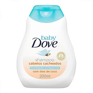 Shampoo dove baby hidratacao enriquecida cabelos cacheados 200ml
