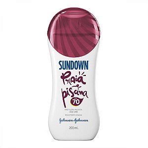 PROTETOR SOLAR CORPORAL SUNDOWN PRAIA E PISCINA FPS 70 COM 200ML