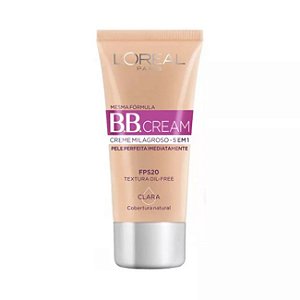 BASE BB CREAM L'ORÉAL PARIS 5 EM 1 COR CLARA FPS 20 30ML