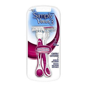 Aparelho simply venus 3 com 2 unidades