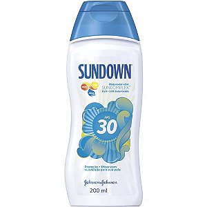 PROTETOR SOLAR CORPORAL SUNDOWN PRAIA E PISCINA FPS 30 COM 200ML
