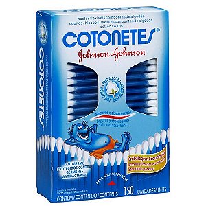 Hastes flexiveis cotonetes johnsons & johnsons com 150 uni al