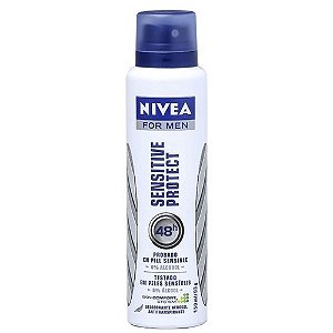 Desodorante nivea aerosol  sensiteve for men 150ml
