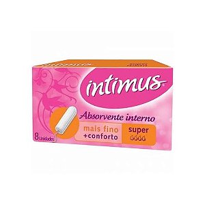 Absorvente interno intimus super 8 unidades